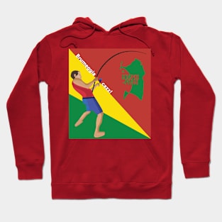 Rasta fishing Hoodie